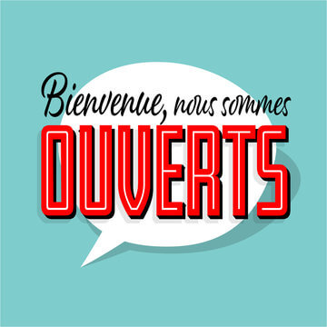 Logo Bienvenue nous sommes ouverts